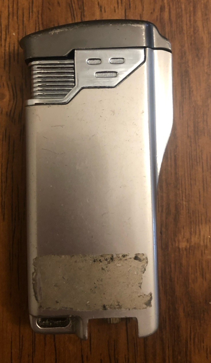 Silver Tone Joker Flip Top Lighter