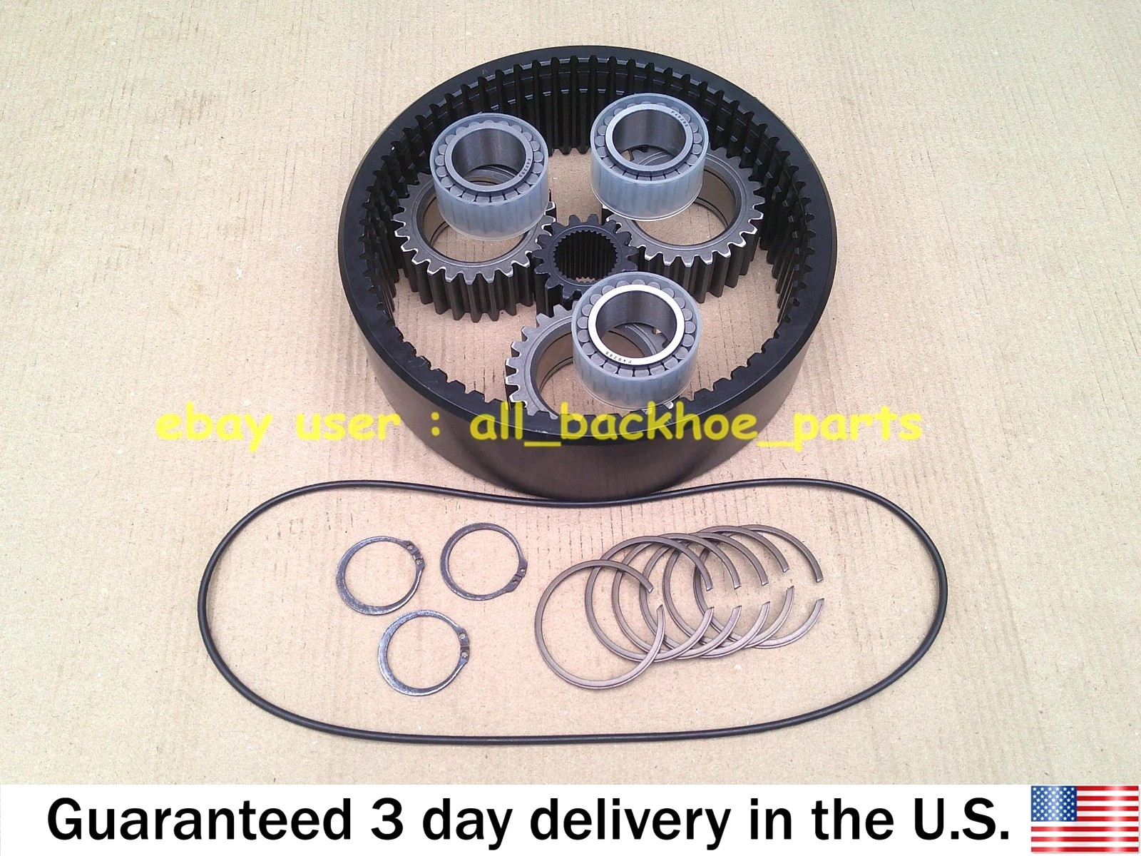 JCB BACKHOE - HUB GEAR SET COMPLETE (450/10205 450/10206 454/07401 907/50200)