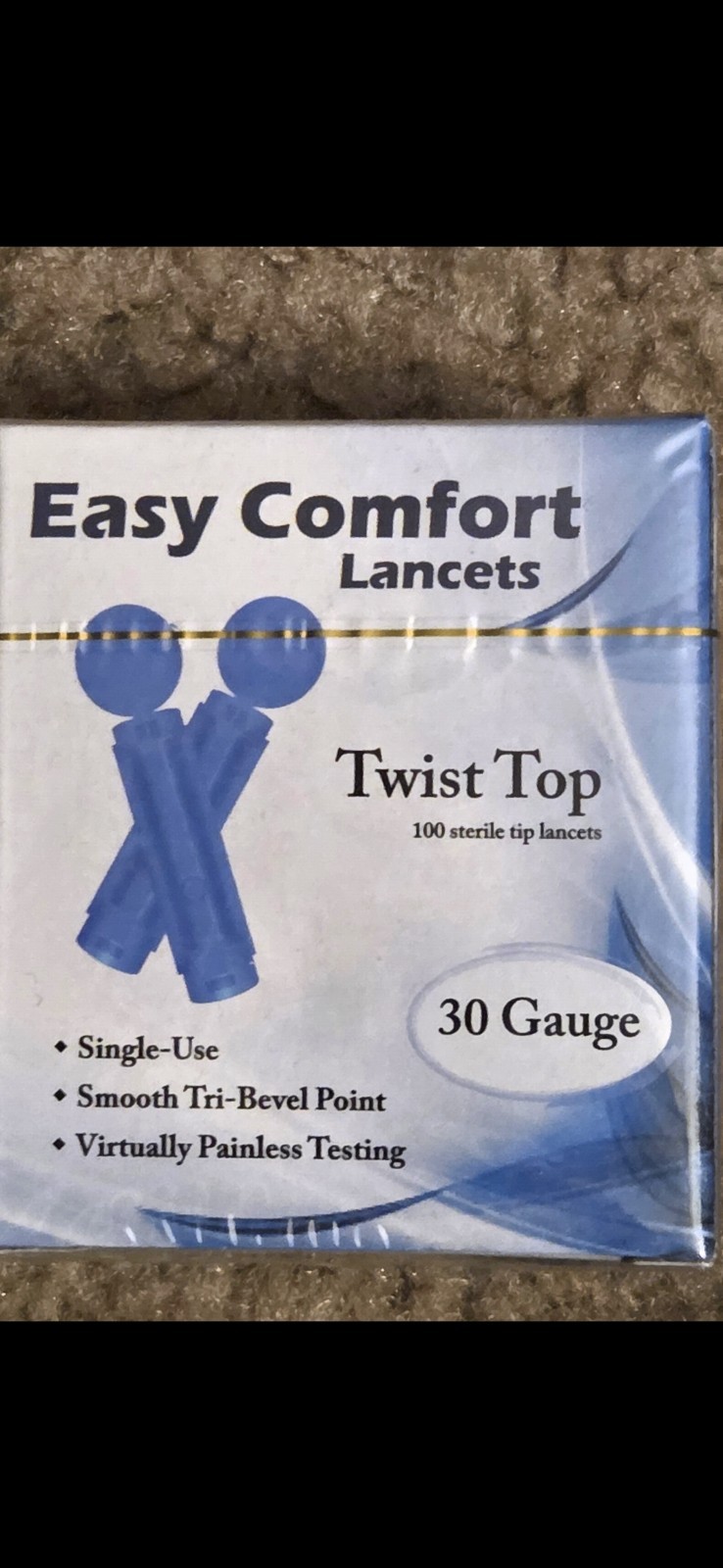 🏥Easy Comfort🔥Lancets Twist Top 30 Gauge (5 Packs-500total)🔥BRAND NEW🔥👀💯