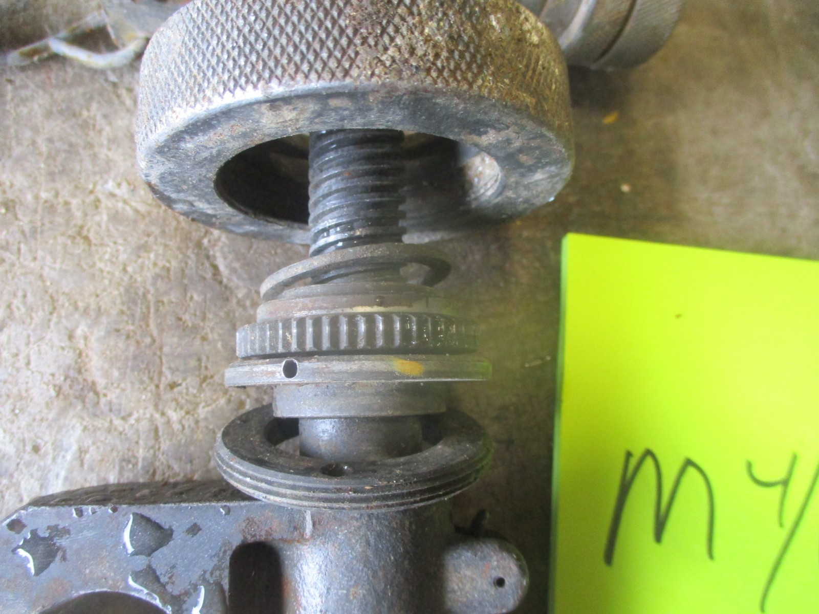 Used 50 bmg Traverse & Elevation T&E, Partially Disassembled, Missing Lock Lever