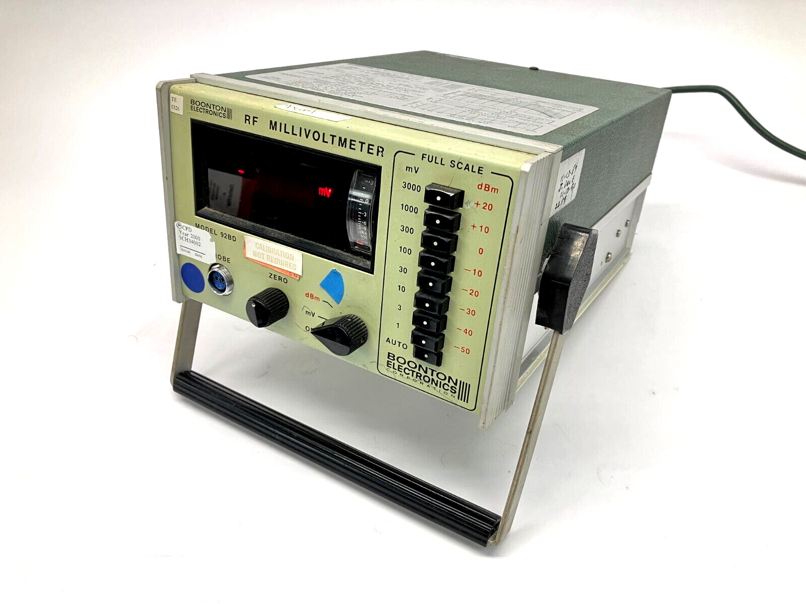 Boonton Electronics 92BD RF Millivoltmeter