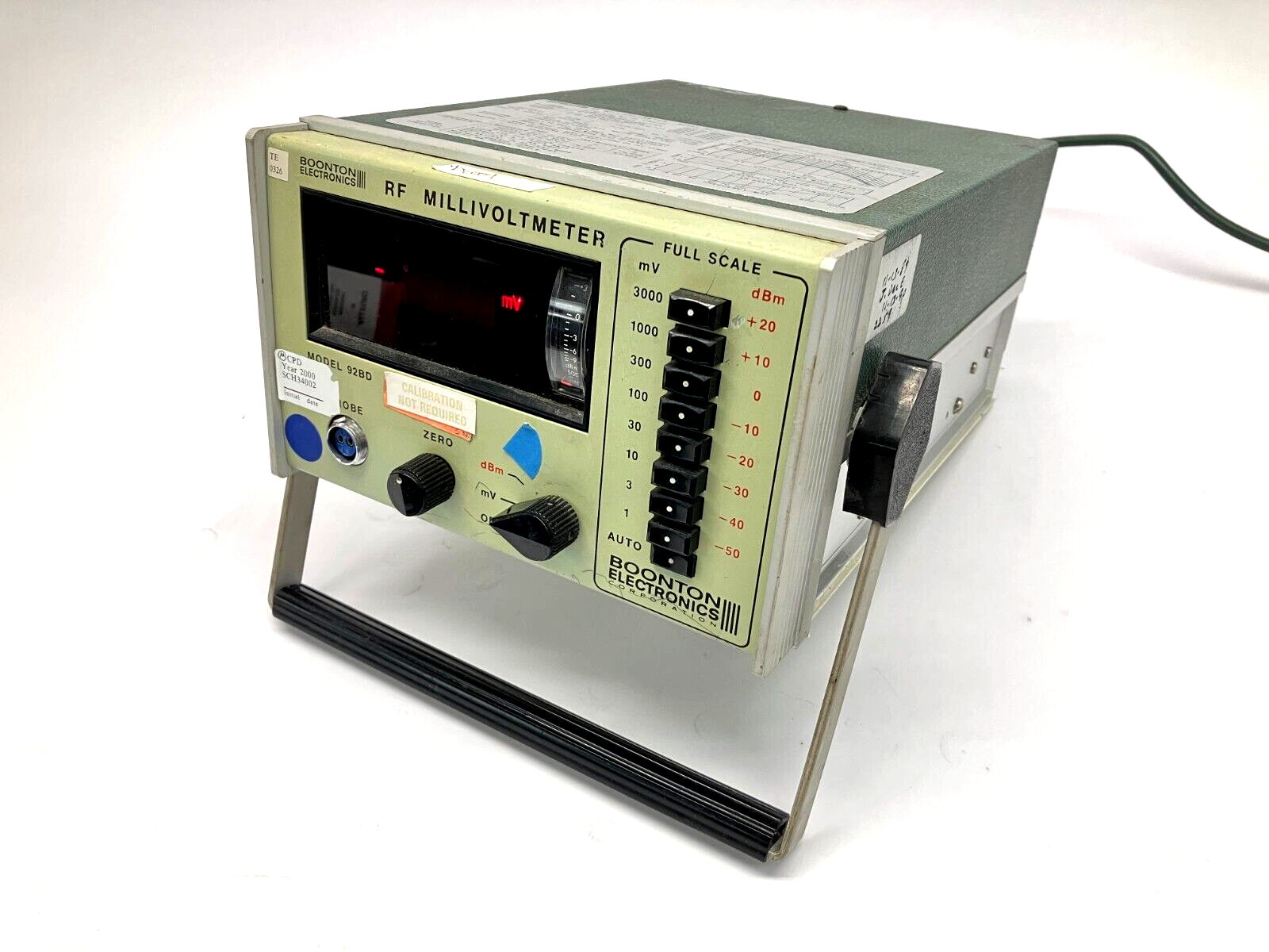 Boonton Electronics 92BD RF Millivoltmeter