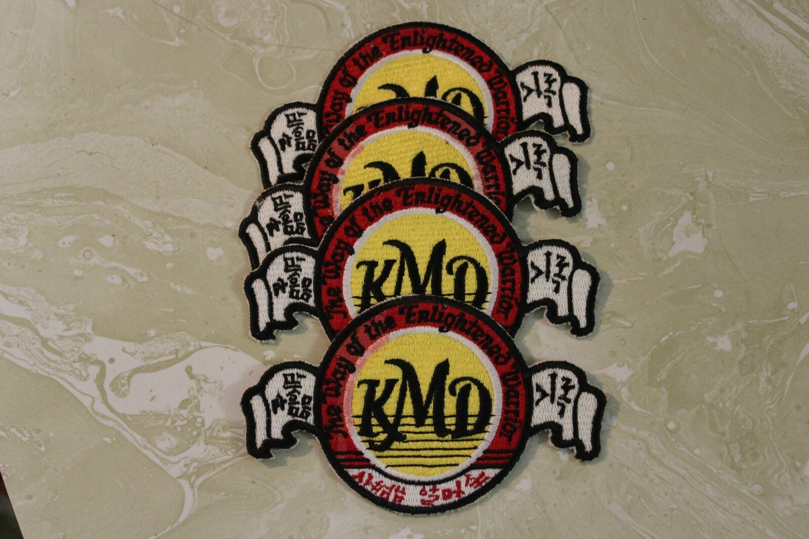 LOT OF ( 4 ) KMD THE WAY OF THE ENLIGHTENED WARRIOR PATCHES
