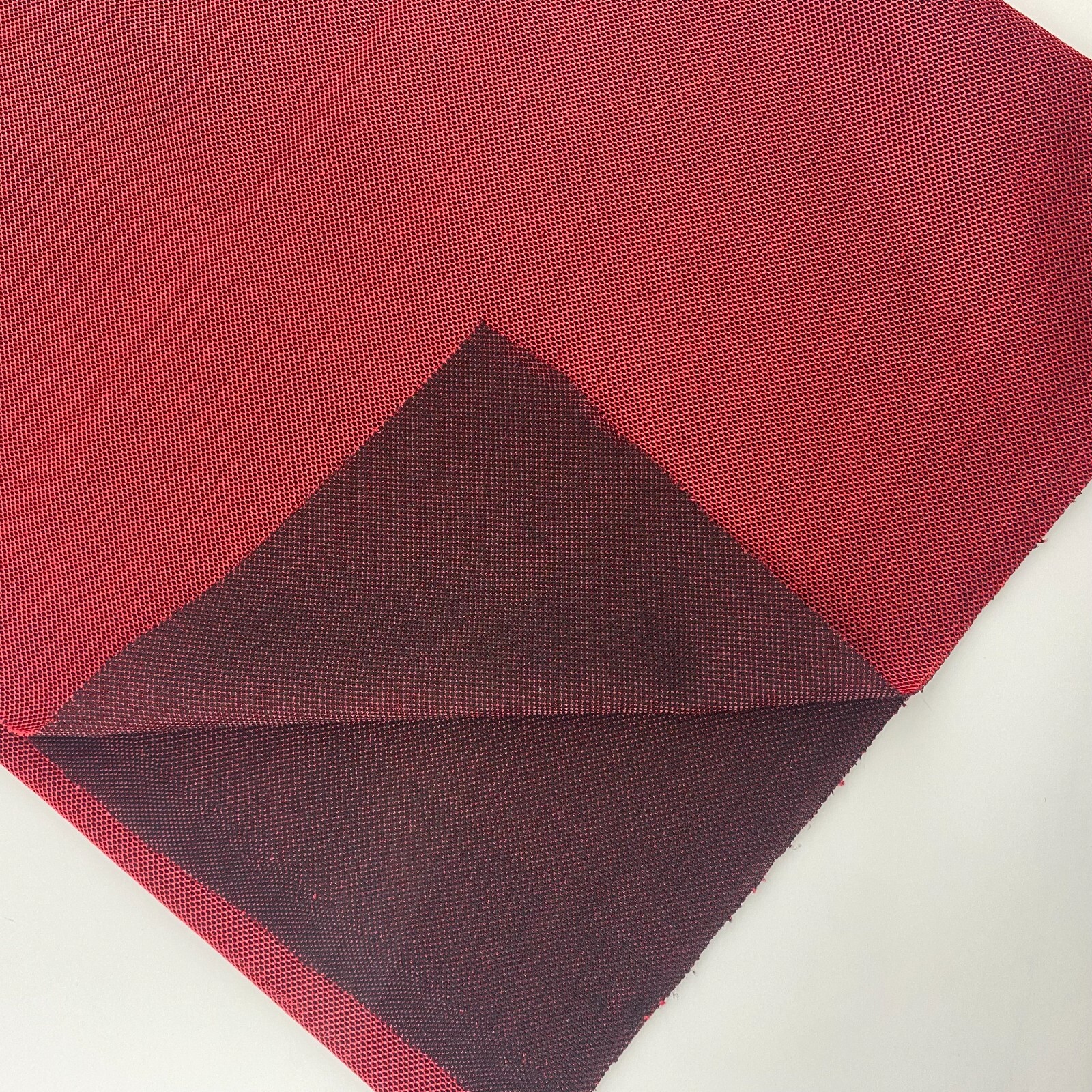 Vtg Red Acoustic Fabric Cloth For Speaker Stereo Grille 55 x 19in For Repair DIY