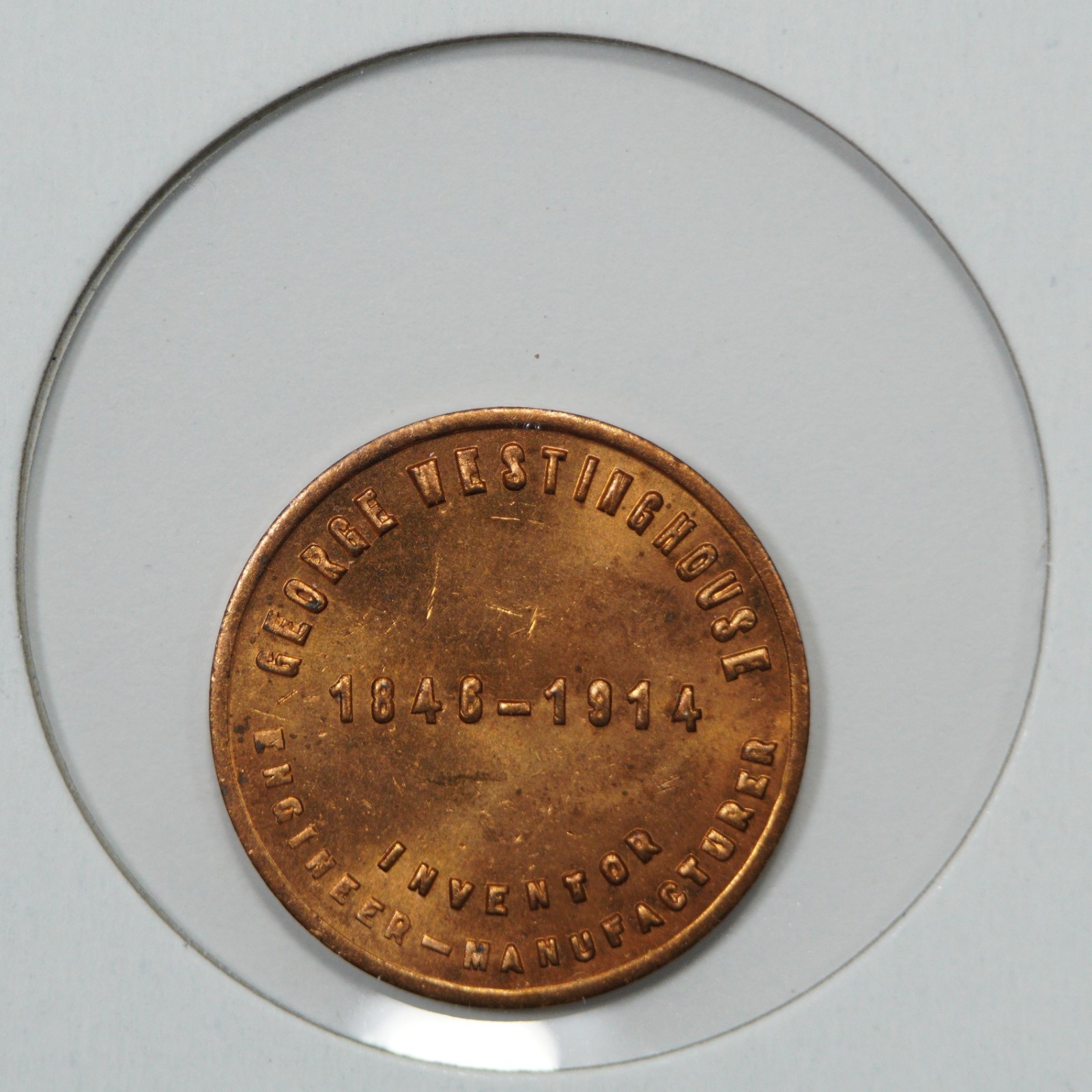 George Westinghouse Inventor Great Americans US Bicentennial Token (#2)