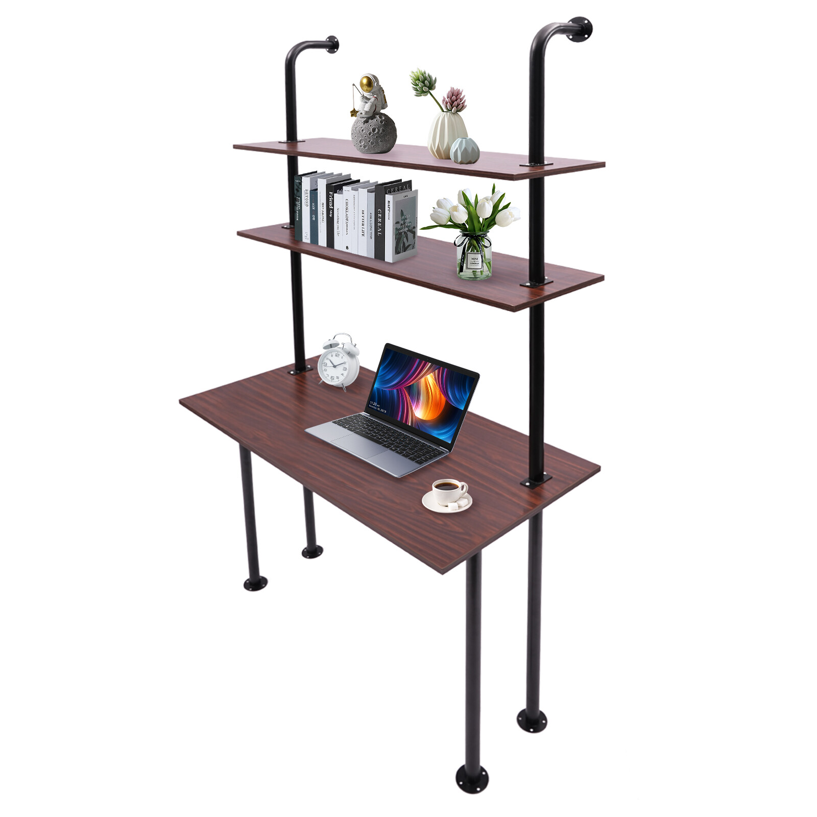 Wall Mounted Desk Wall Mount Computer Writing Table Wall Organizer