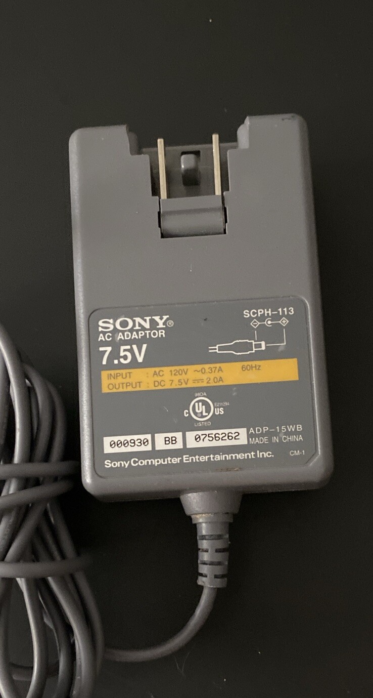 OEM Original Sony AC Adaptor7.5V SCPH-113