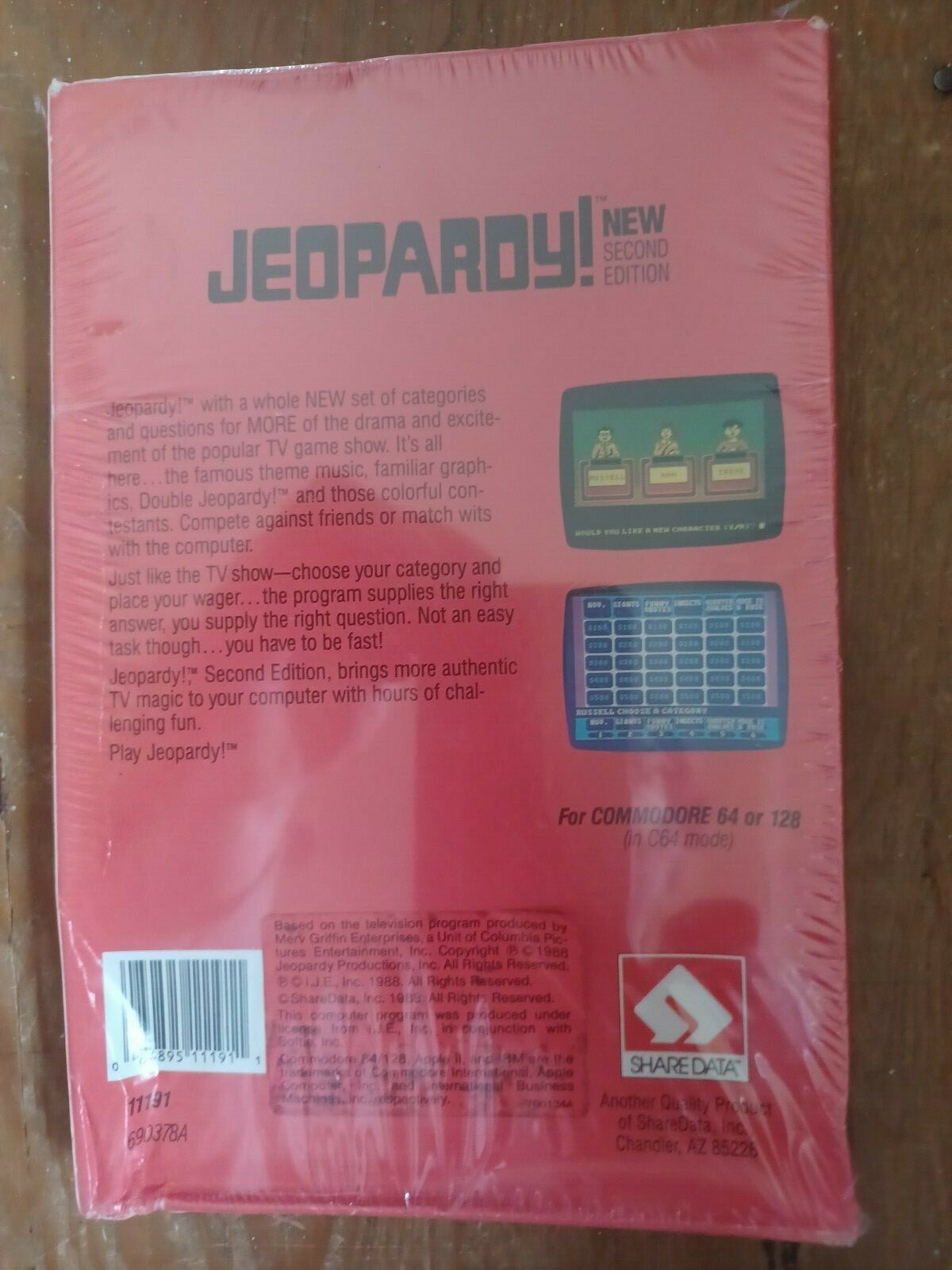Vintage Commodore 64 JEOPARDY - second NEW addition software MISP