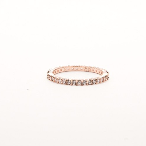 Swarovski Matrix Vittore Ring Circle-Cut Crystals on a Rose Gold Tone Setting 5