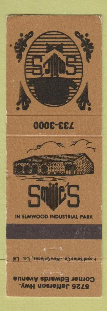 Matchbook Cover - Smilie's