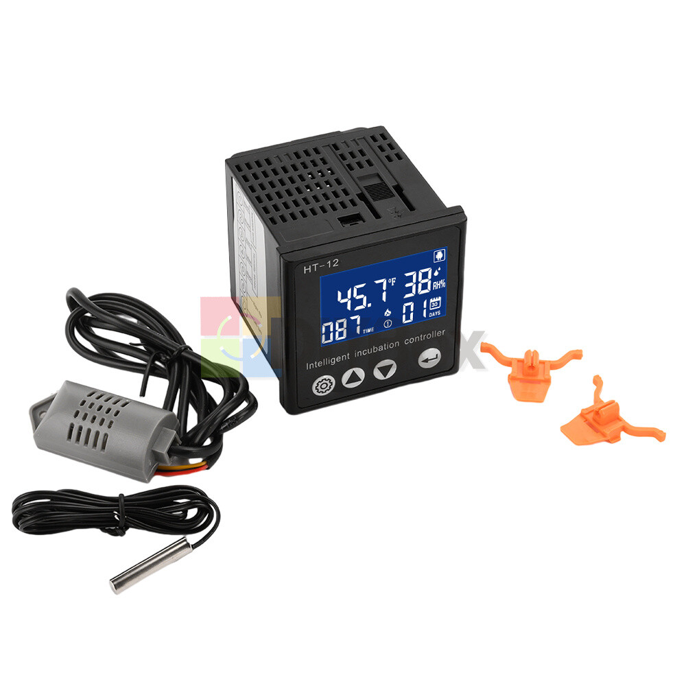 HT-12 Incubator Digital Temperature Controller Thermostat Temp Humidity Control