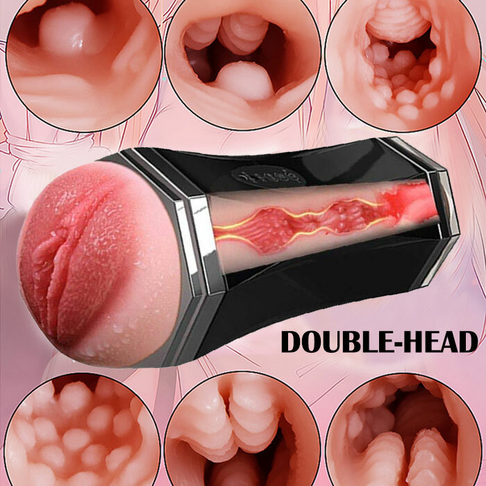 4D Male Fully Automatic Thrusting Masturbator Cup Stroker Handsfree Lubricants
