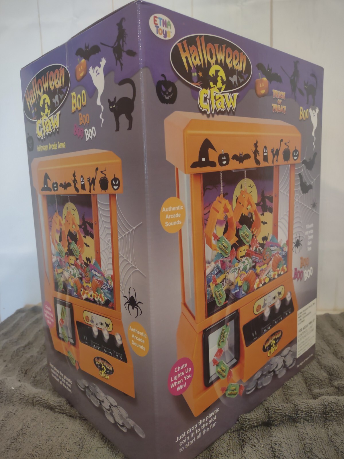 Halloween Claw Candy Carnival Style Prizes Mini Arcade Game Arcade Sound 🎃🧟👻