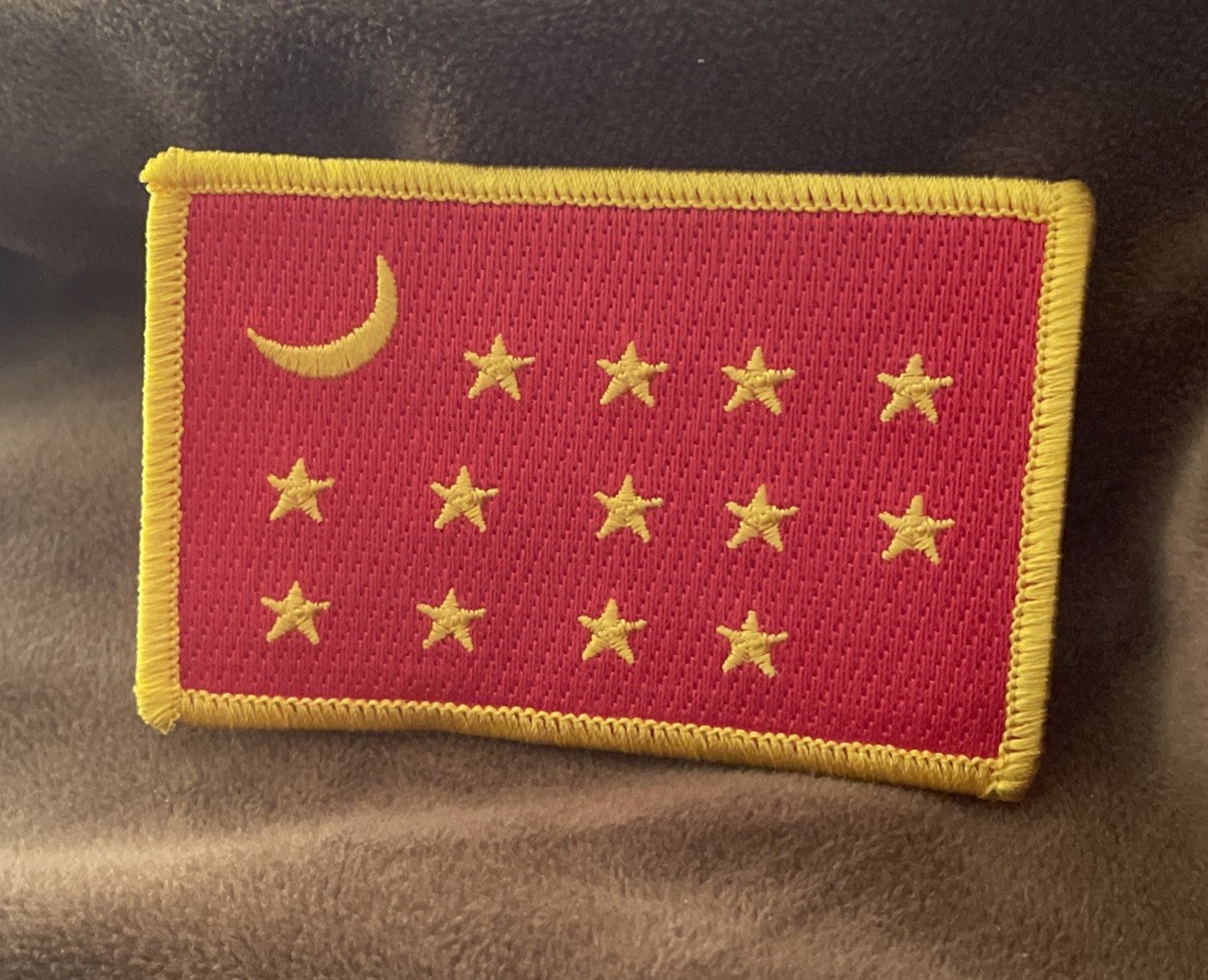 GENERAL VAN DORN  CONFEDERATE  PATCH - REBEL - DIXIE - CIVIL WAR VEST PATCH