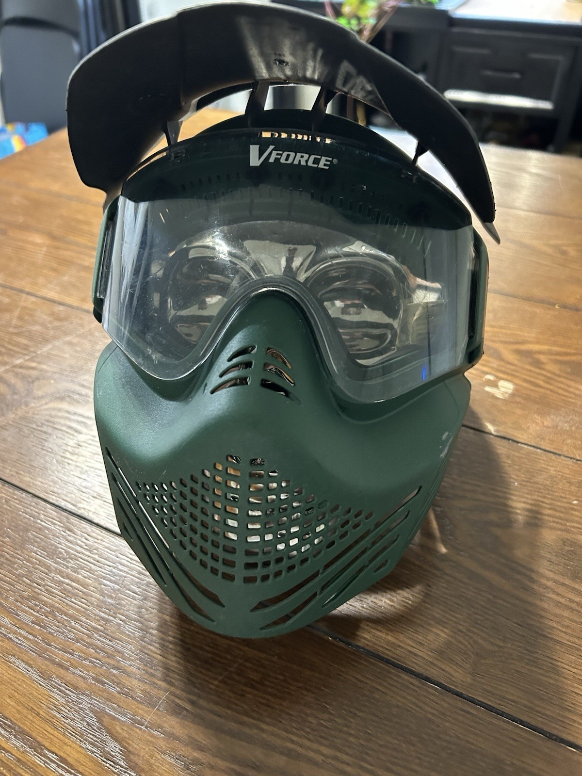 V-Force Paintball Airsoft Mask Visor Goggle - Green/Black