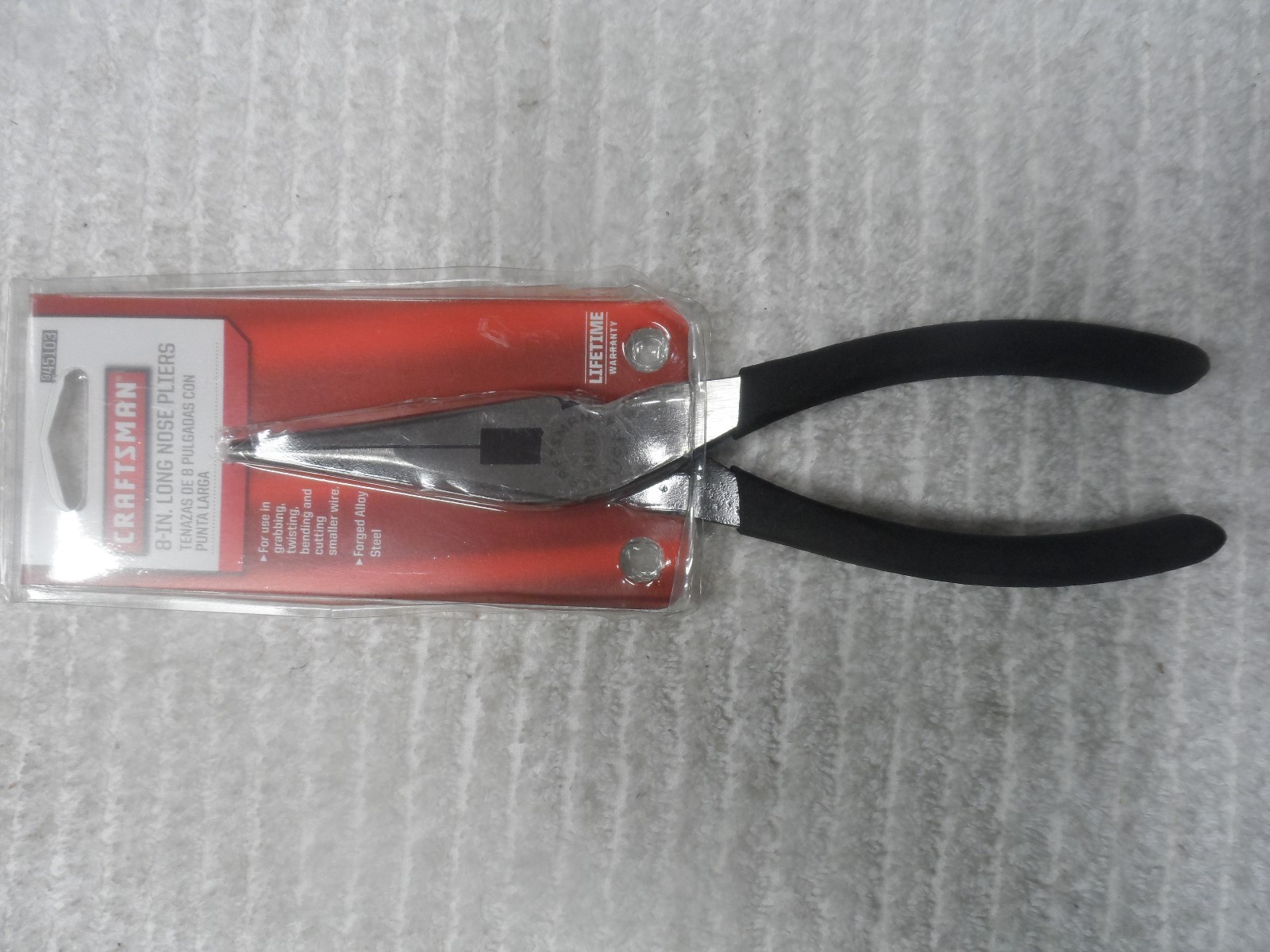 Craftsman 8 in. Long Nose Pliers, made in USA - Part # 45103