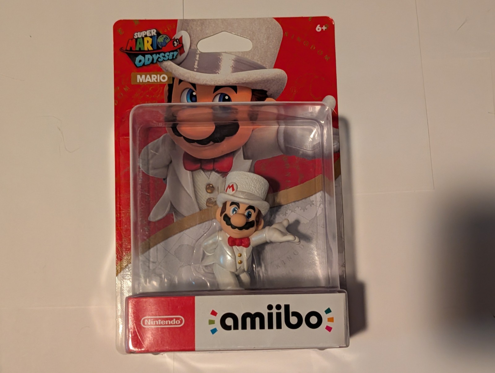 Amiibo - SEALED Wedding Mario Figure (Super Mario Odyssey) New In Box
