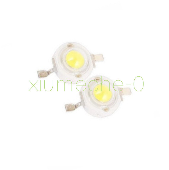 50PCS 1W Pure White SMD LED Beads NEW