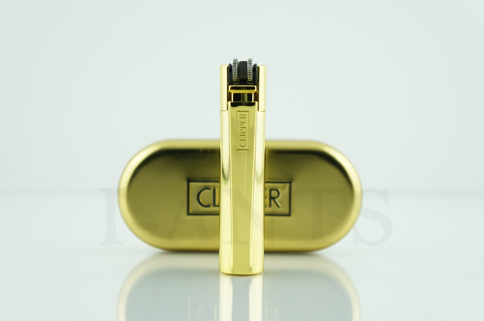 1x Full Size Refillable Regular Flame Metal Clipper Lighter With Gift Box!