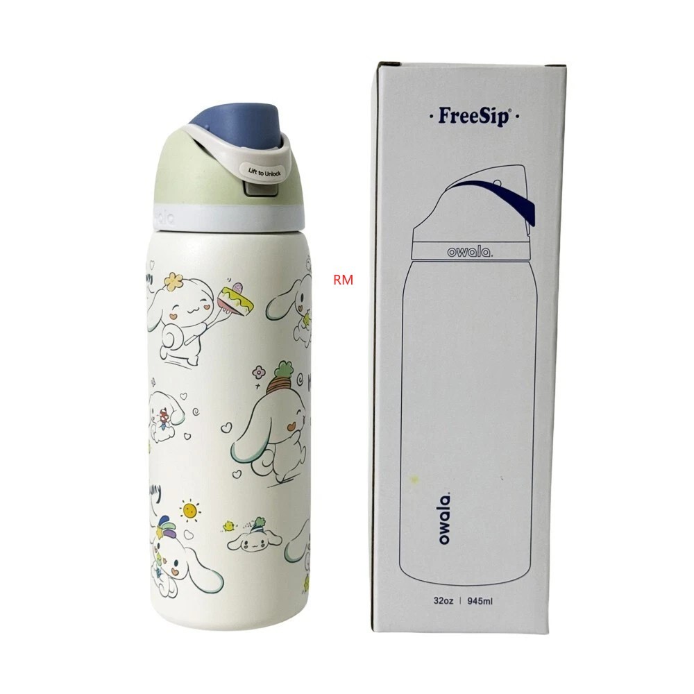 Owala 32oz Cinnamoroll FreeSip Stainless Steel Insulated Water Bottle Limited