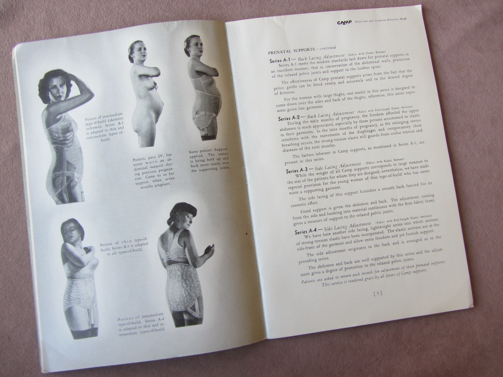 1948 Physicians + Surgeons Reference Book *Prescribing CAMP Anatomical Supports