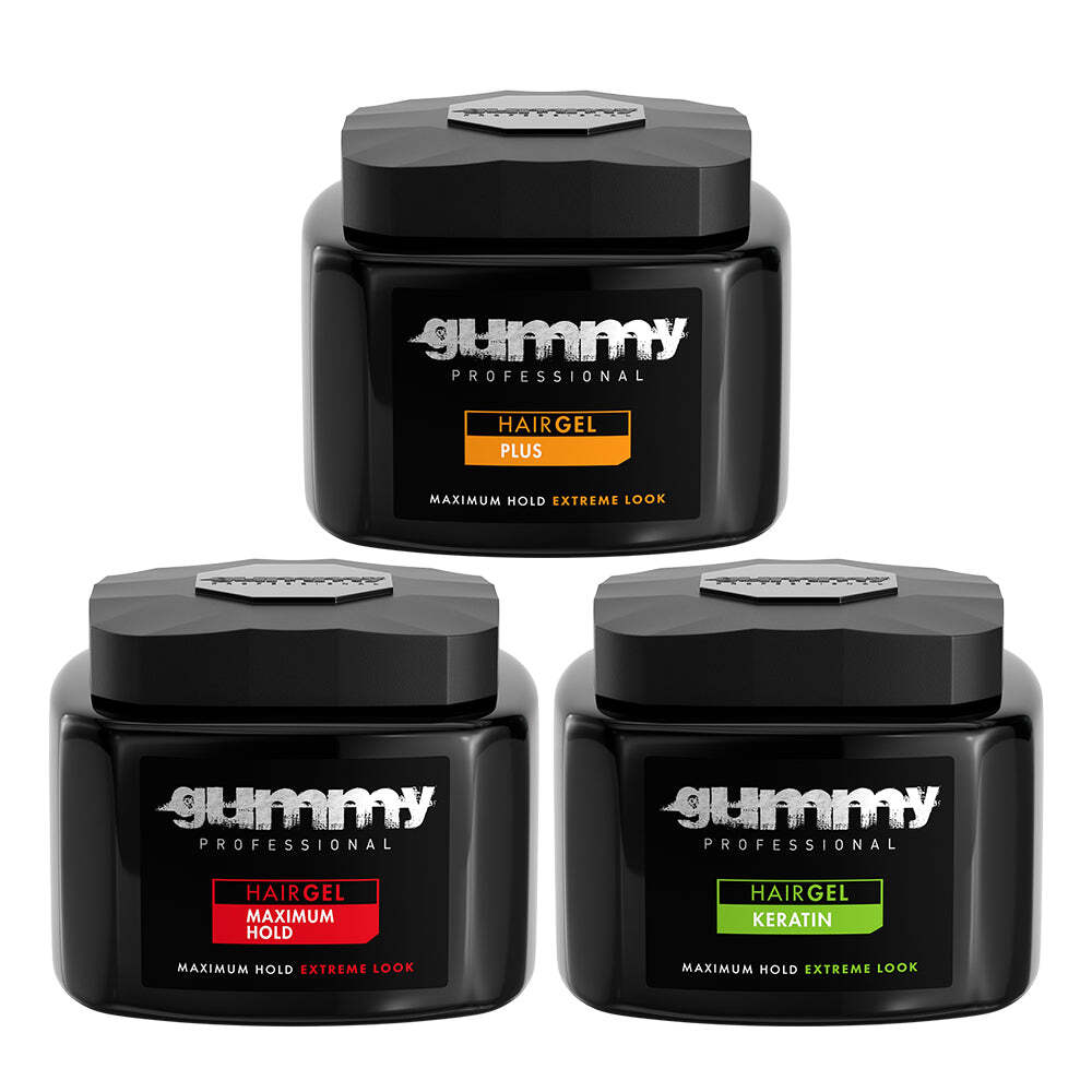 GUMMY Hair Gel, 700ml - Maximum Hold, Keratin, Plus - FAST Shipping