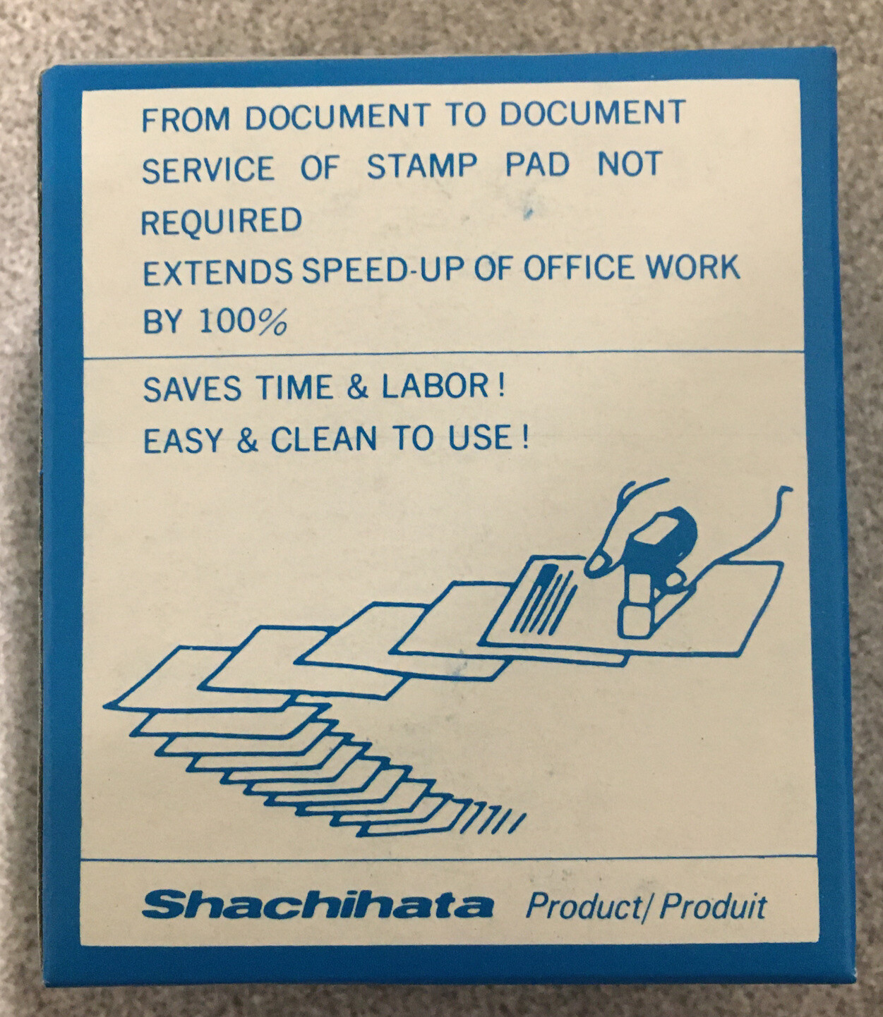 Shachihata Xstamper Red Ink "OFFICAL USE ONLY" #1052