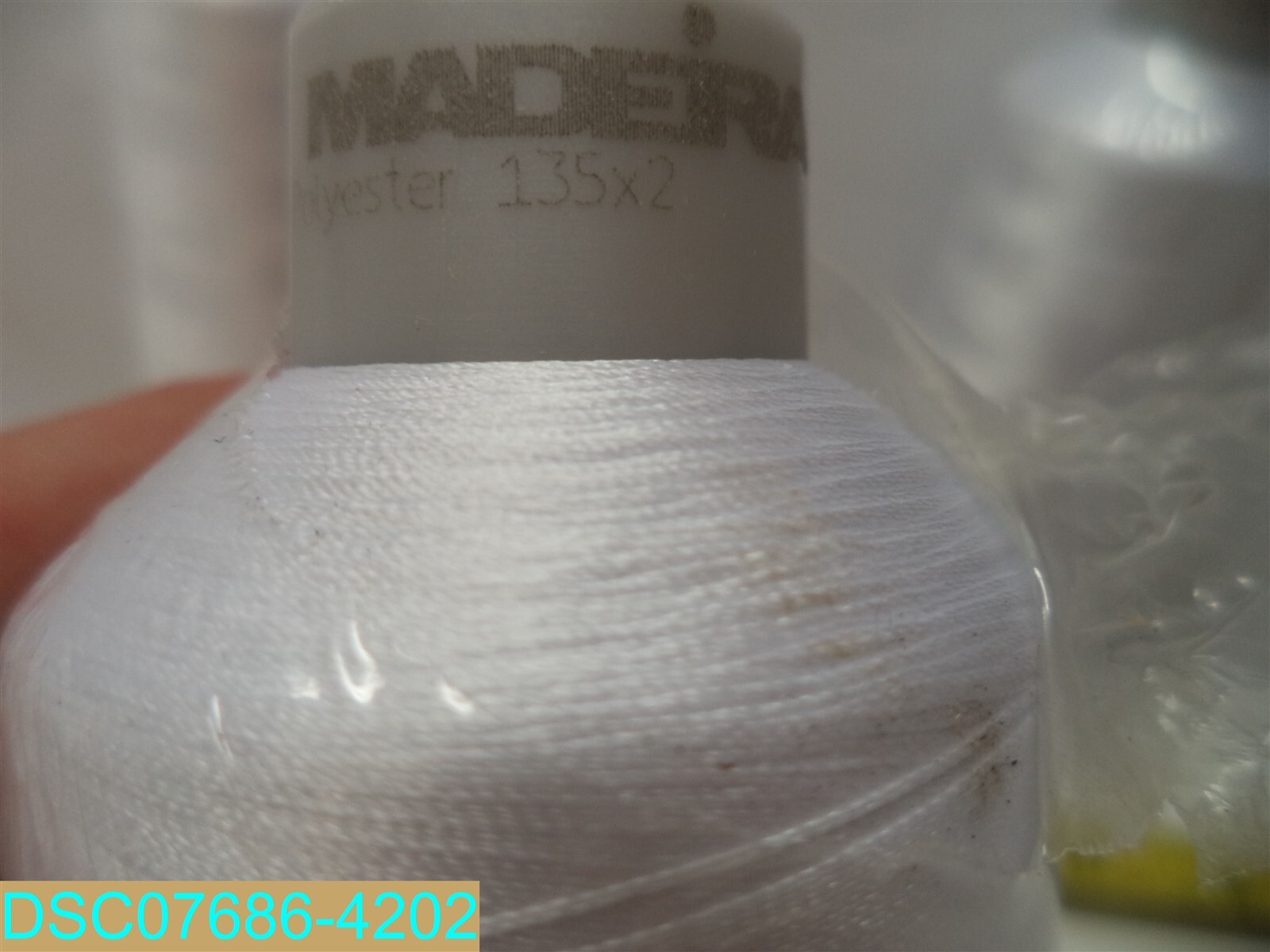 QTY=3: Madeira Embroidery Thread 1801 White 288336 NO.40