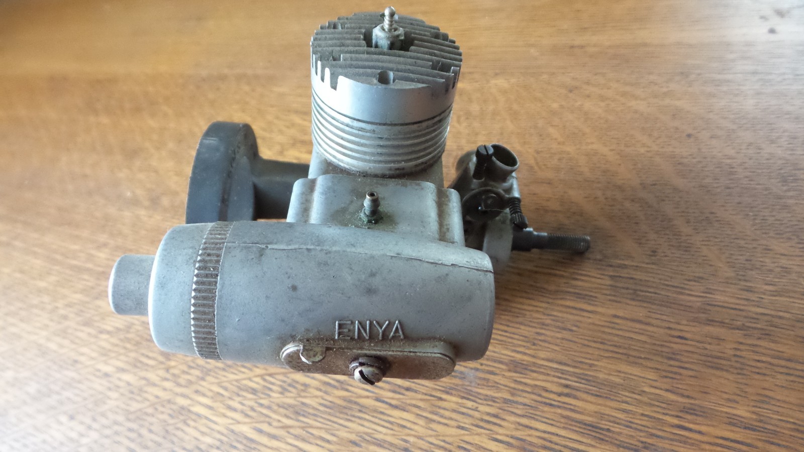 Enya Max OS 50 Model Airplane Engine with Muffler & Mounting Bracket