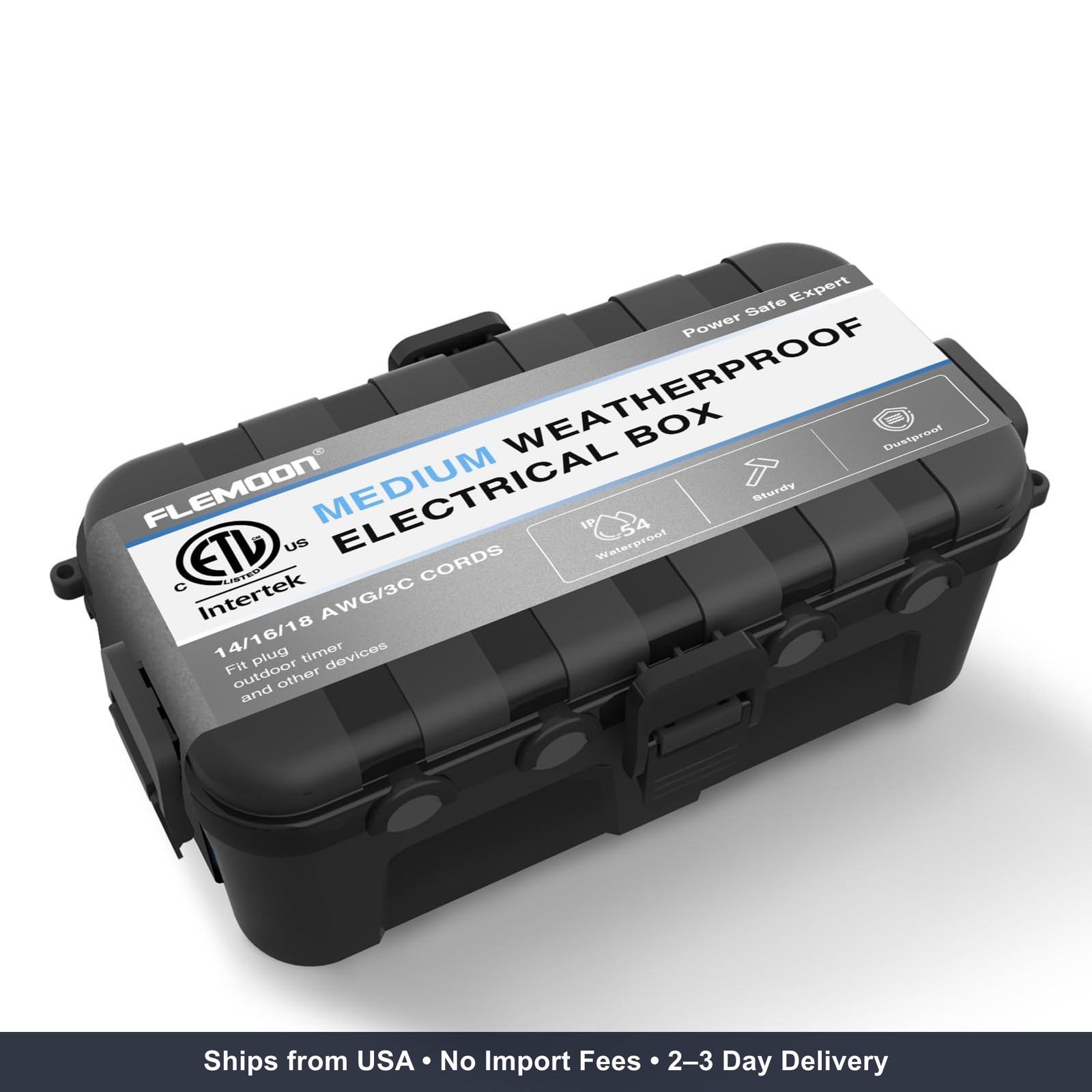 Electrical Box Etl Certified Ip54 Waterproof Black
