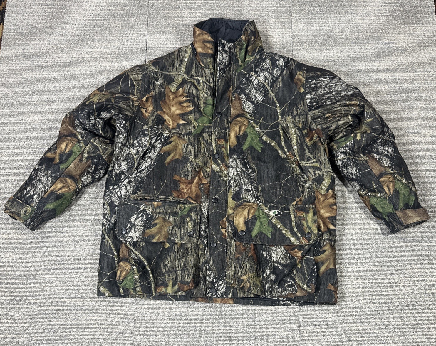 Vintage Mossy Oak Drystalker 4 In 1 Parka Heavy Weight Jacket Winter Men’s 2XL