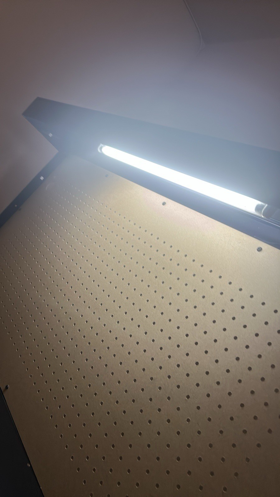 Black metal prebuilt YUKON workbench with light. Read Description.