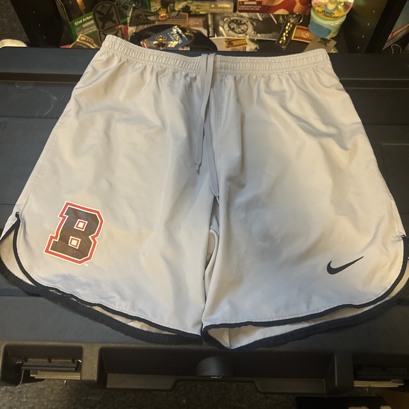 Nike Brown University Men’s Large Slim Fit Dri Fit Shorts NCAA Fan Apparel