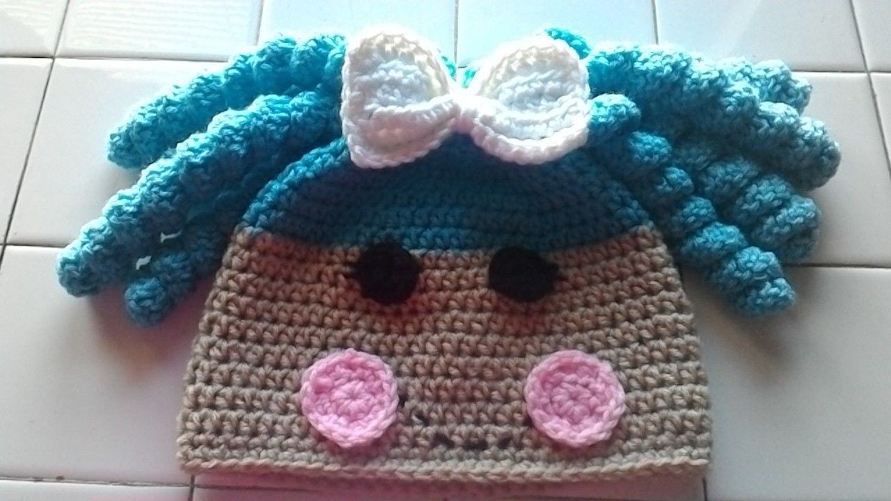 Hand Crochet Hat ~ LaLaLoopsy Doll Hat- Any Size