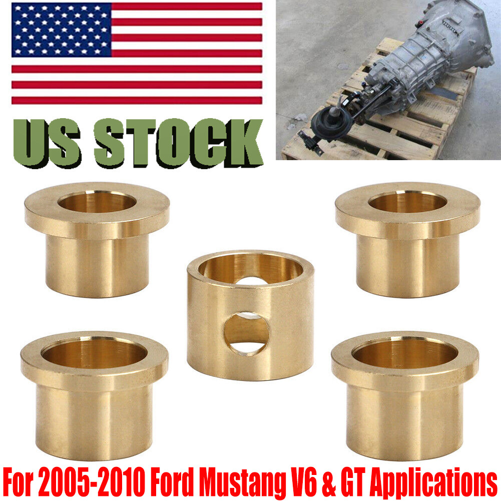 For 2005-2010 Ford Mustang T5 TR3650 Bronze Shifter Cup Isolator Bushing 5PCS