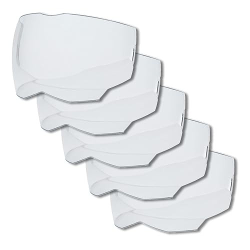 KWHOSHIELD Welding Helmet Outer Shield, 5-Pack, Clear Outer Shield Replacement