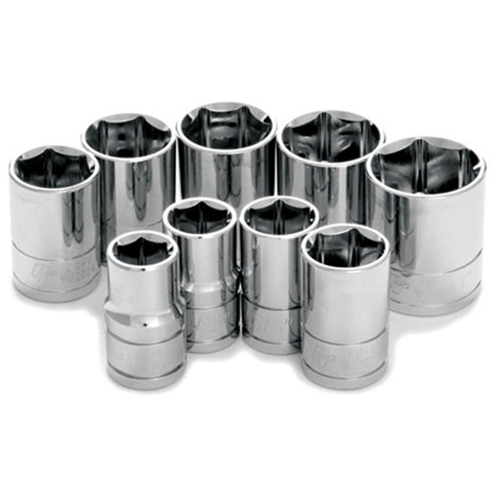 Performance Tool 1/2" DR SAE Socket Set - 9-Piece W32002