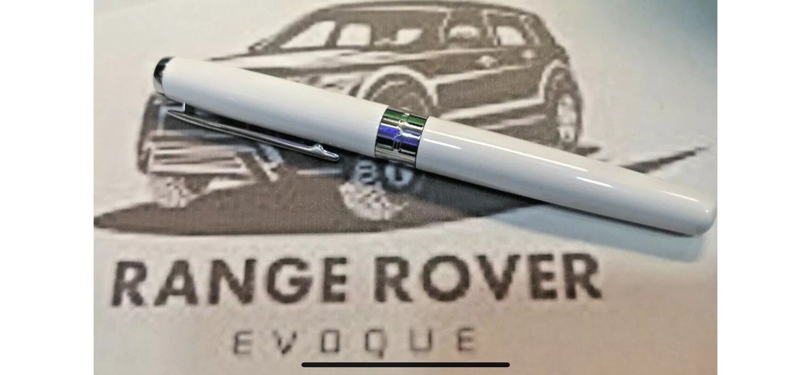 RANGE ROVER EVOQUE Collection Roller Ball point Pen New Genuine Black & Blue ink