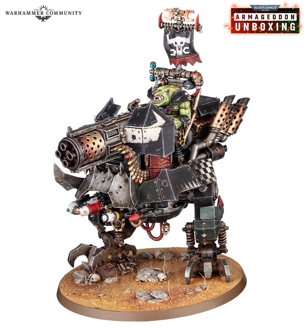 Warhammer 40k Ork BIG MEK DAKKARIG New Sprue ARMAGEDDON Orks