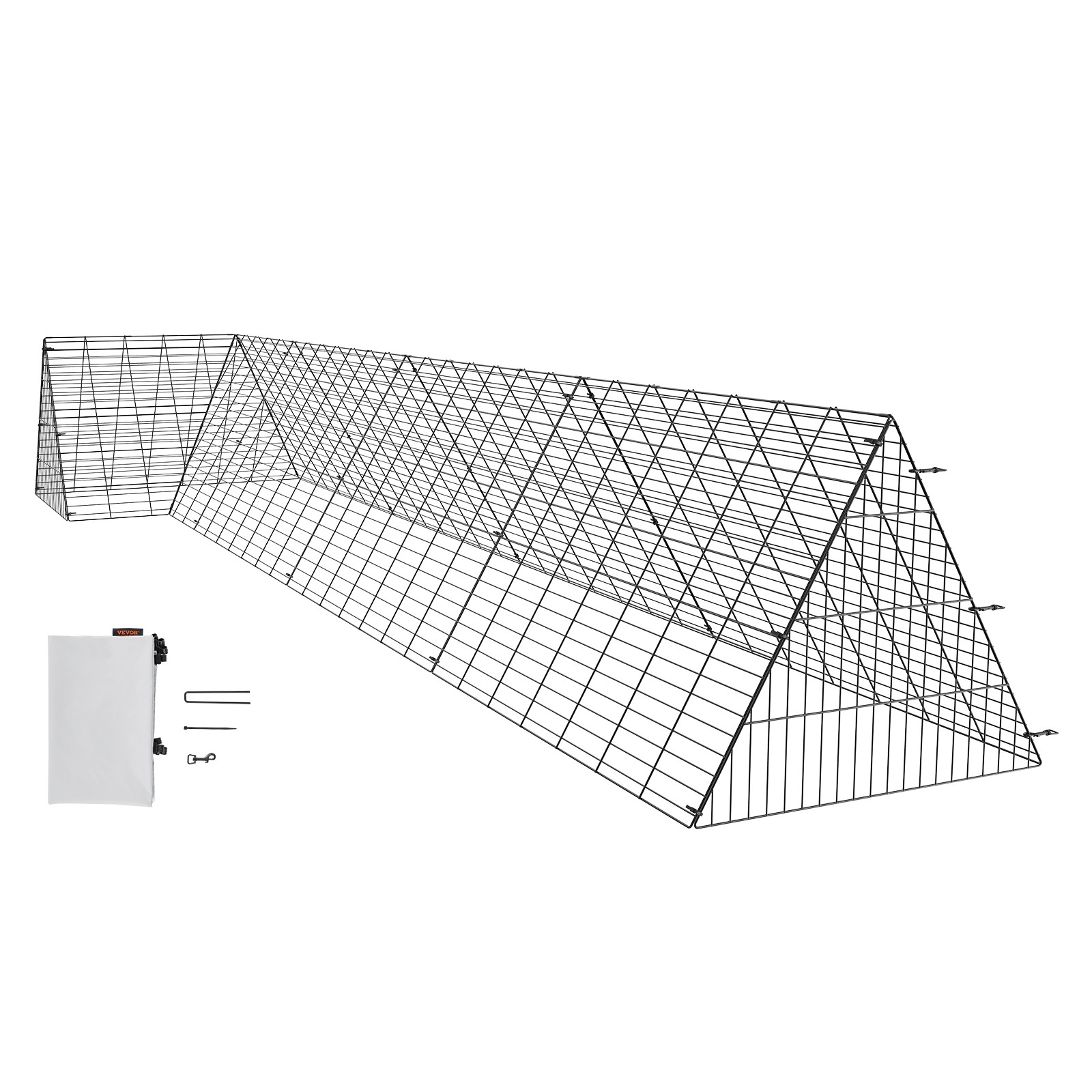 Chicken Tunnels 157.5x39.4x24.2 inch Portable Chicken Tunnels for Outside