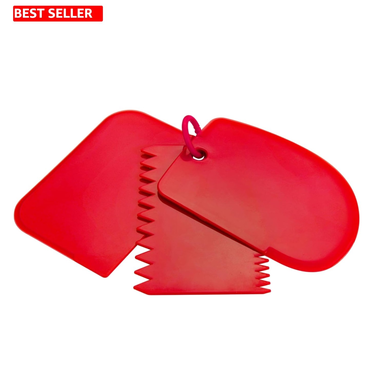 Comprehensive 3-Piece Plastic Squeegee Set - Ultimate for Caulking and Repair