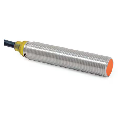 Ifm Ifs254 Cylindrical, Inductive Proximity Sensor, 12 Mm Dia., Brass, 2 M,