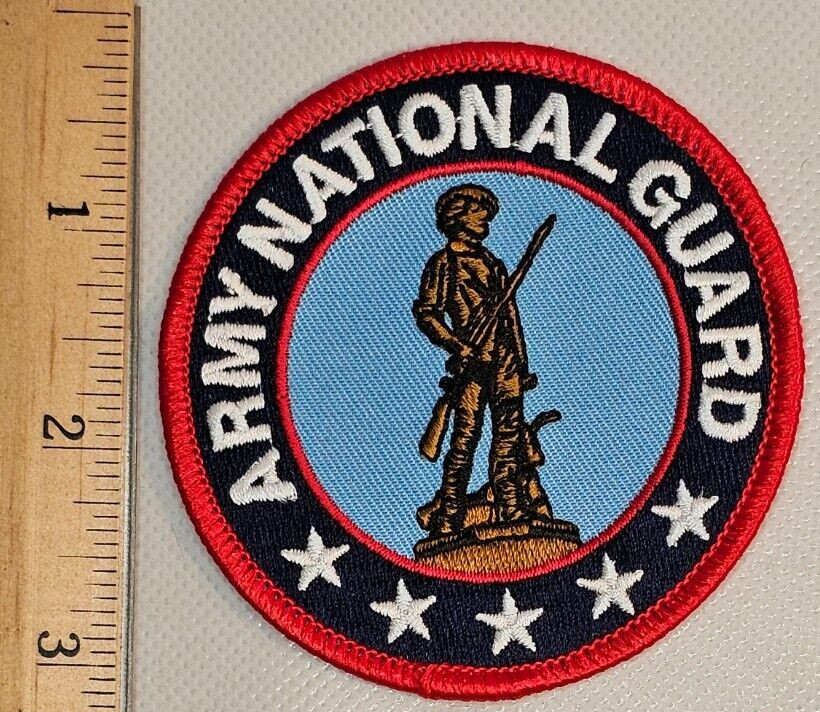 United States Army National Guard 3" Round Patch