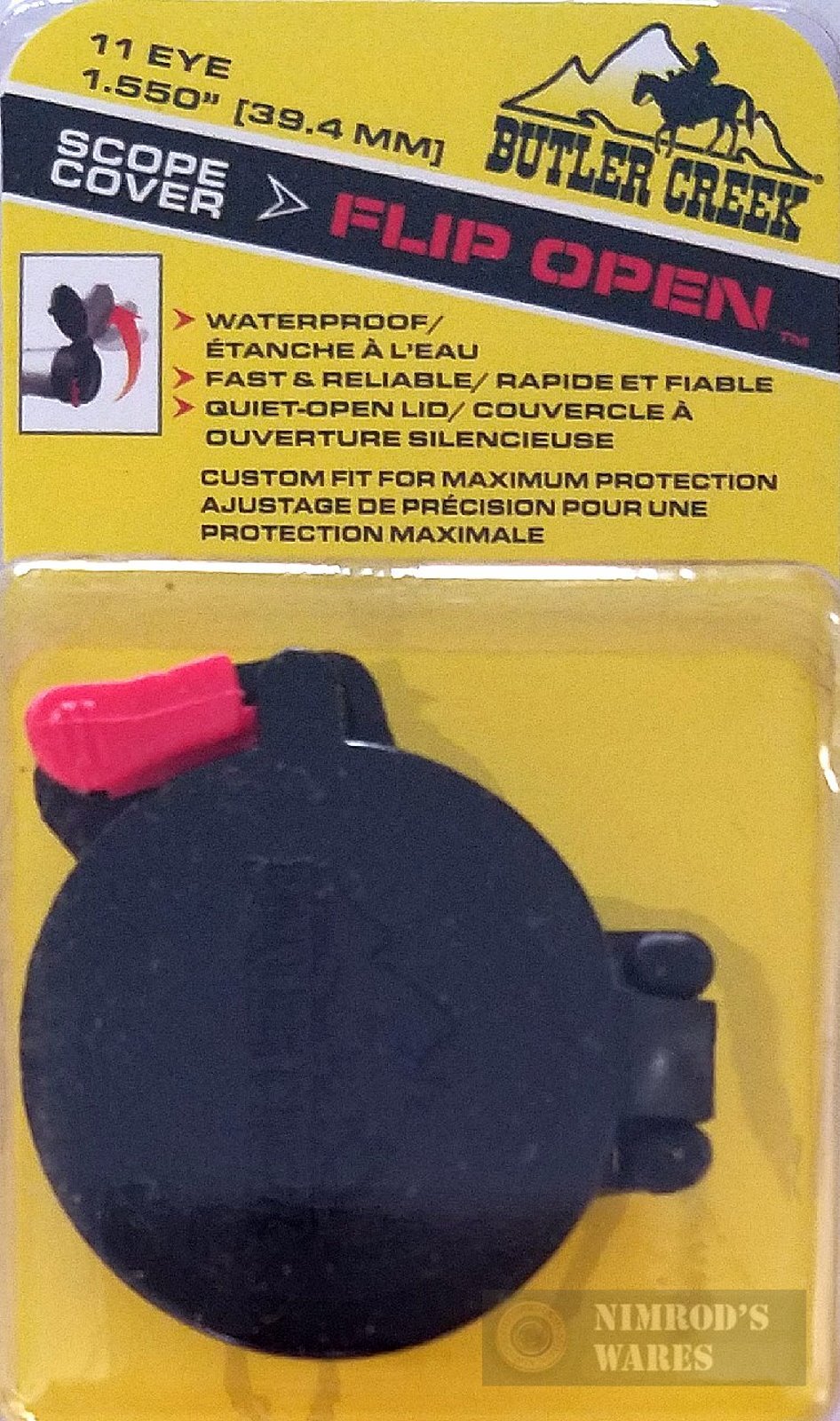 Butler Creek Flip-Open SCOPE COVER Size 11 1.550" 39.4mm MO20110 FAST SHIP