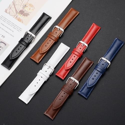 14PCS Leather Watch Band Keeper, 7 Sizes Holder Loop Replacement, Black