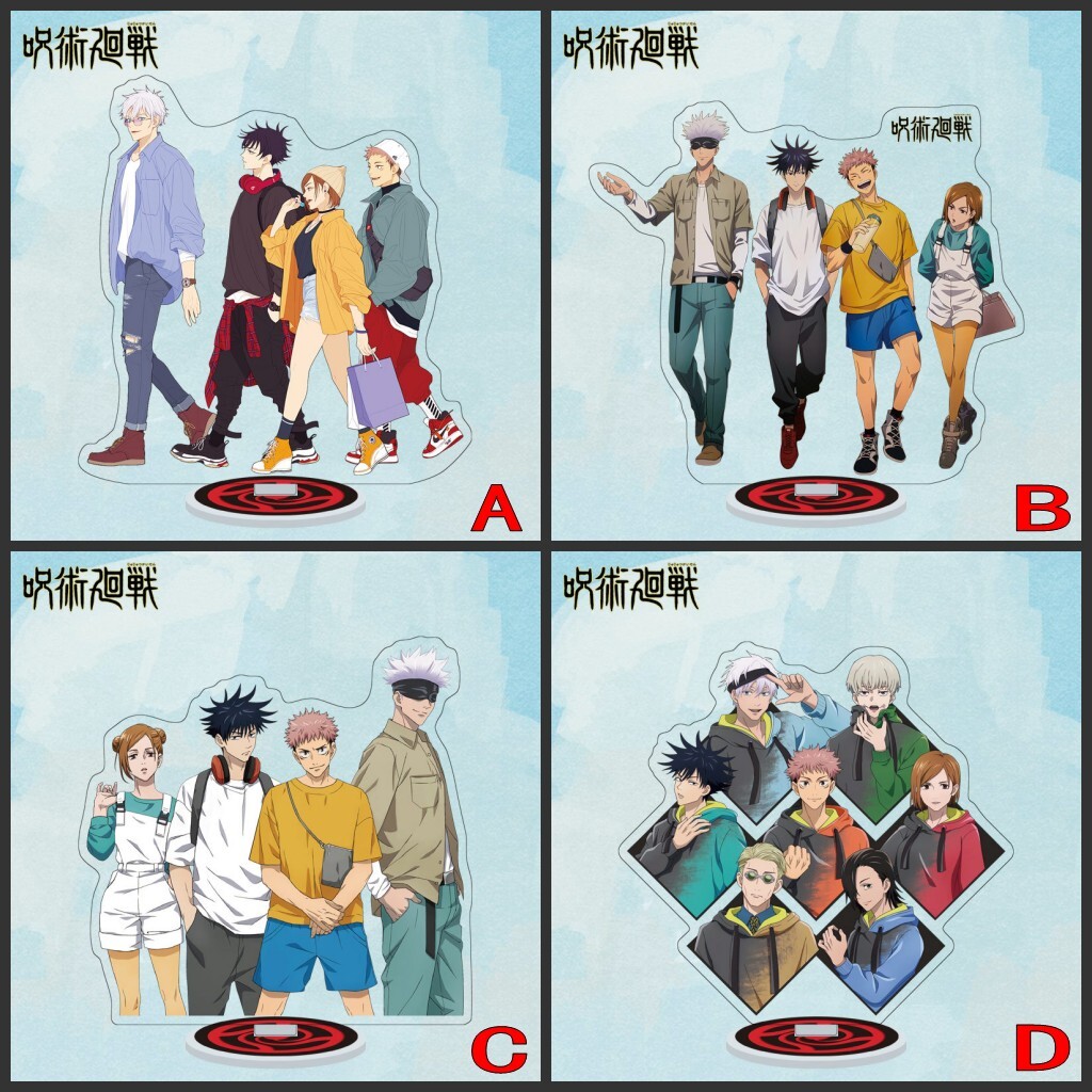 Fashion Anime Jujutsu Kaisen Desktop Stand Figure Decor Cosplay Collection Gift