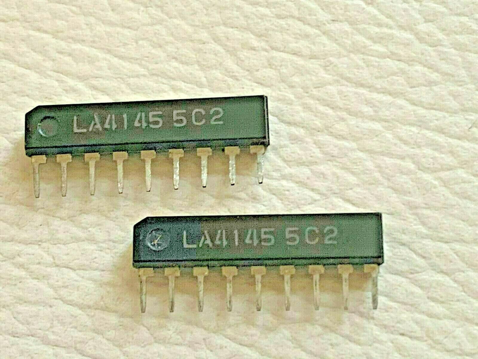 LOT OF 2 LA4145 "Original" SANYO 9P SIP IC