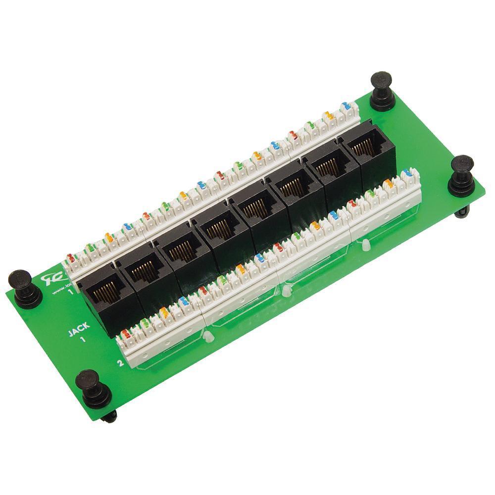 Icc COMPACT MODULE, CAT 6 DATA, 8-PORT ICRESDPB3C UPC 633758029506 - Installa...