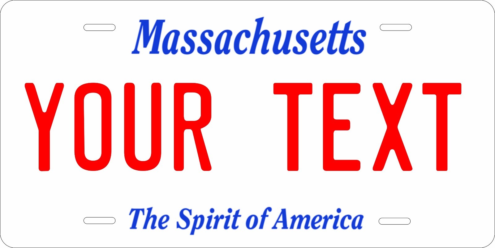 Massachusetts 1988 License Plate Personalized Custom Auto Bike Motorcycle Moped