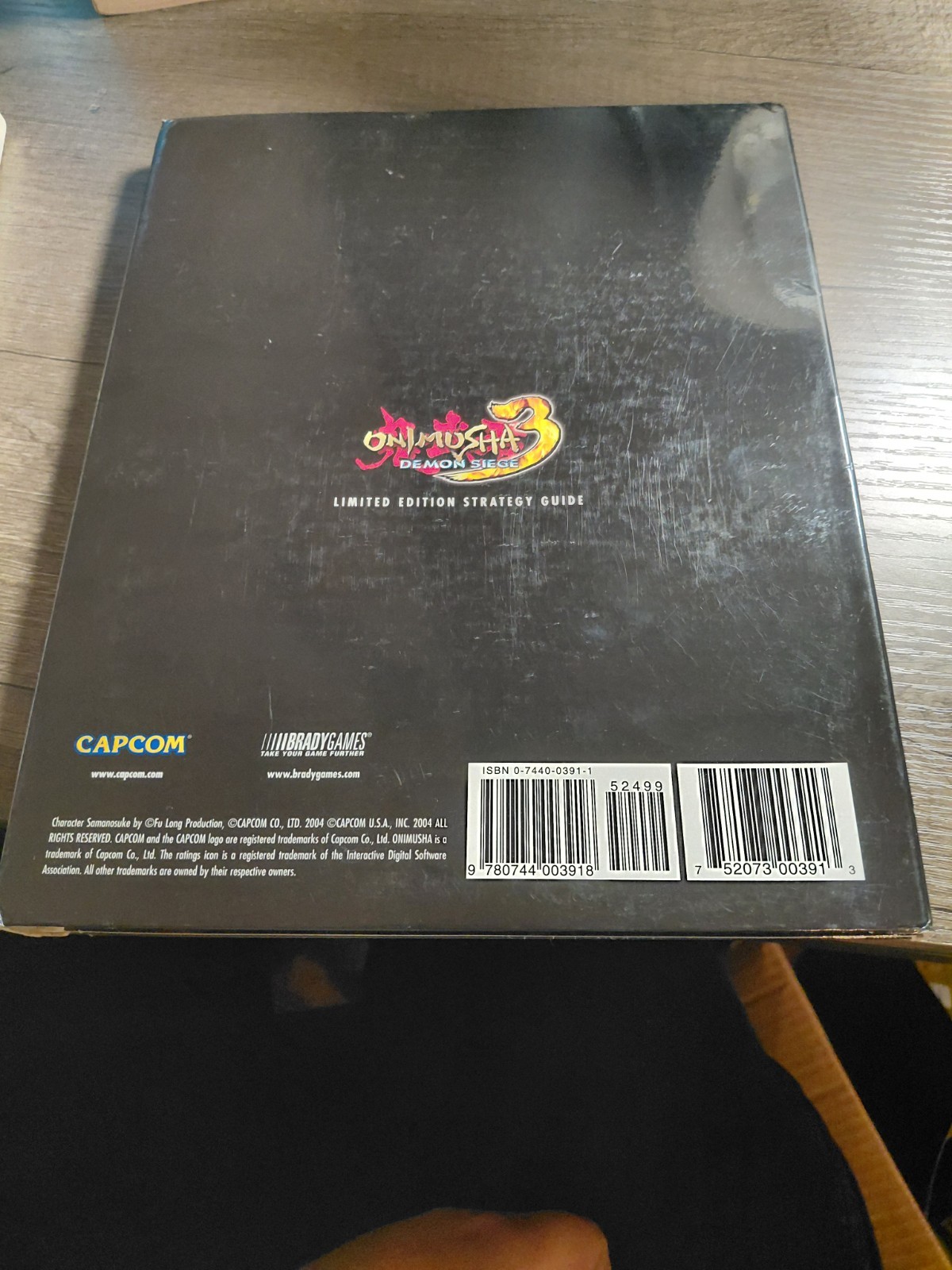 BradyGames Onimusha 3: Demon Siege Limited Edition Strategy Guide Samanosuke